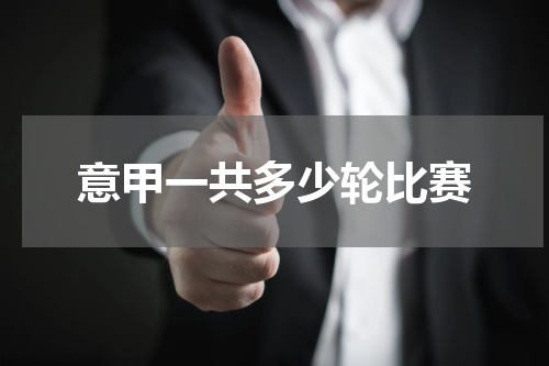 意甲一共多少轮比赛