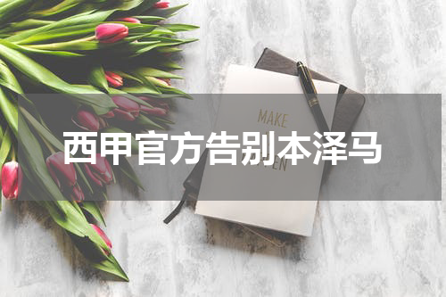 西甲官方告别本泽马