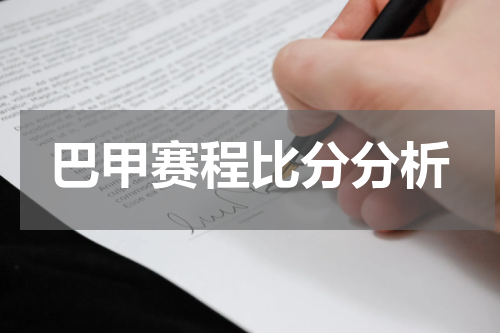 巴甲赛程比分分析
