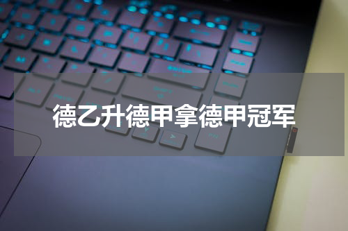 德乙升德甲拿德甲冠军