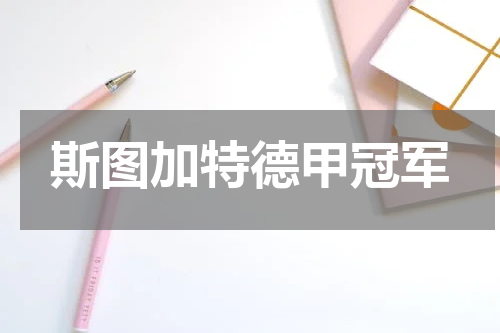 斯图加特德甲冠军