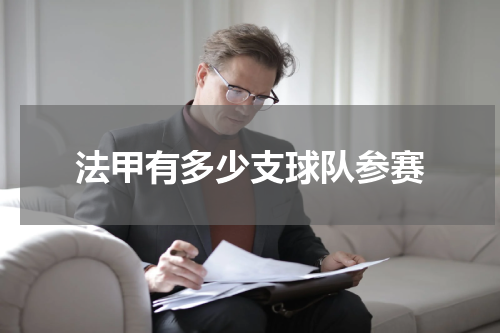 法甲有多少支球队参赛