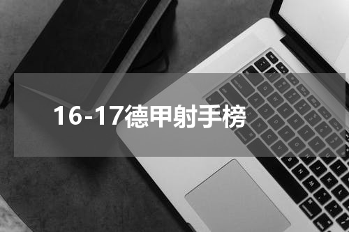 16-17德甲射手榜