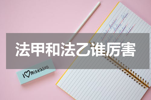 法甲和法乙谁厉害