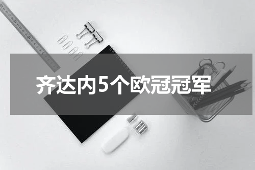 齐达内5个欧冠冠军
