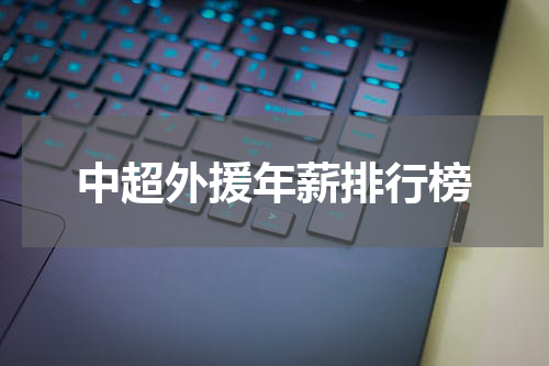 中超外援年薪排行榜