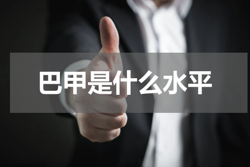 巴甲是什么水平