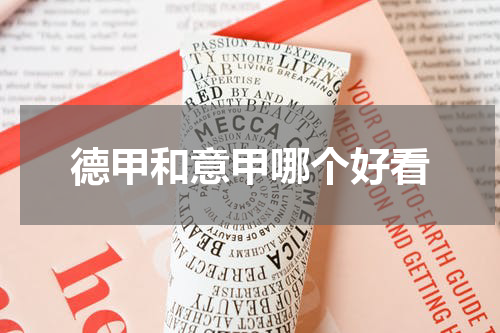 德甲和意甲哪个好看