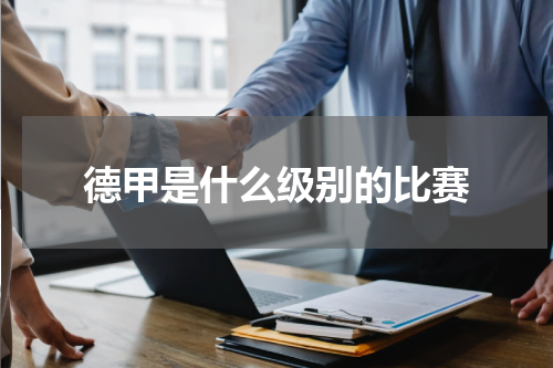 德甲是什么级别的比赛