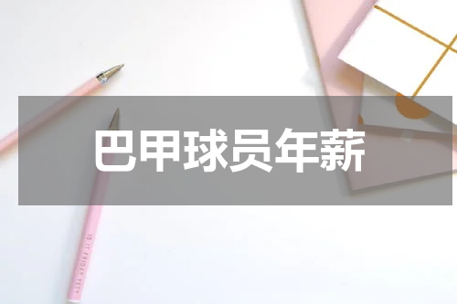 巴甲球员年薪