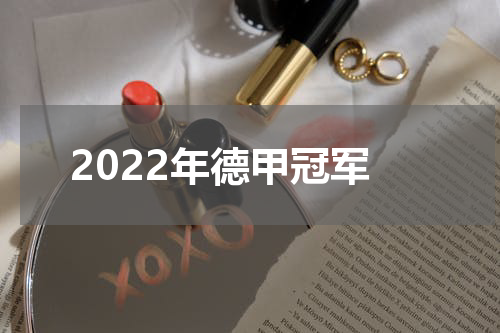 2022年德甲冠军