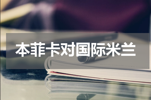 本菲卡对国际米兰