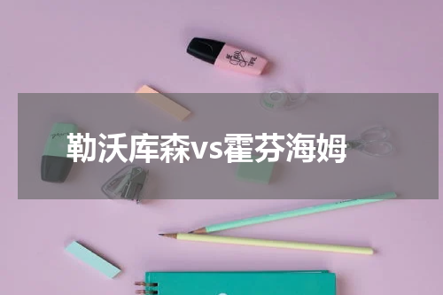 勒沃库森vs霍芬海姆