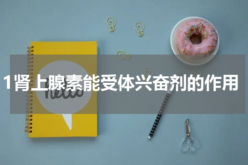 1肾上腺素能受体兴奋剂的作用