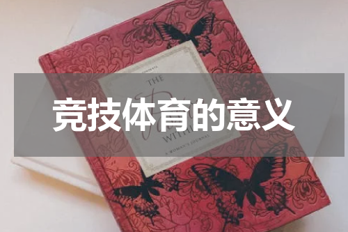 竞技体育的意义