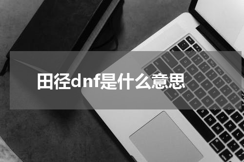 田径dnf是什么意思