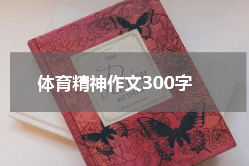 体育精神作文300字