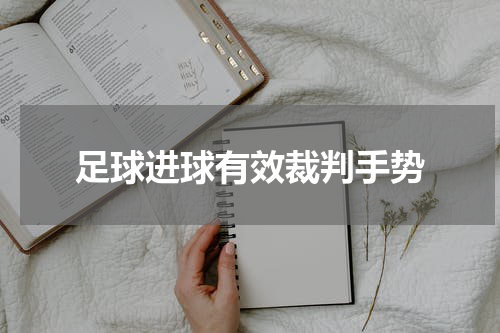 足球进球有效裁判手势