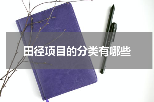 田径项目的分类有哪些