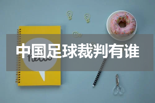 中国足球裁判有谁