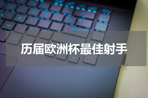历届欧洲杯最佳射手