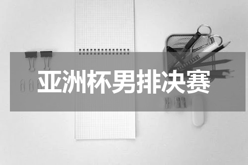 亚洲杯男排决赛