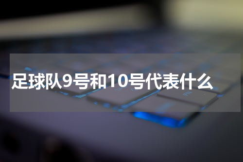 足球队9号和10号代表什么