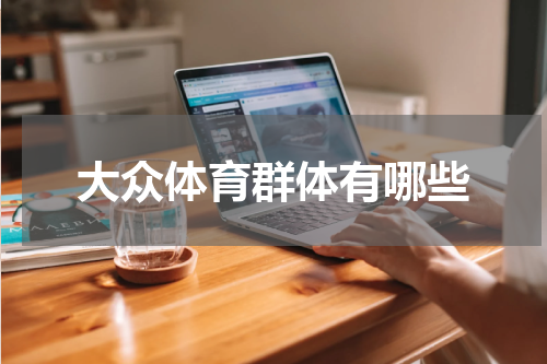 大众体育群体有哪些