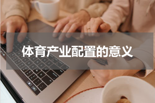 体育产业配置的意义