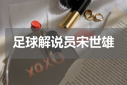 足球解说员宋世雄