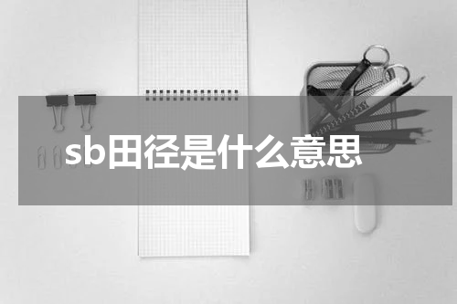 sb田径是什么意思