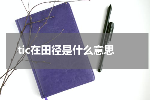 tic在田径是什么意思