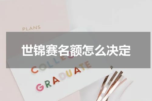 世锦赛名额怎么决定