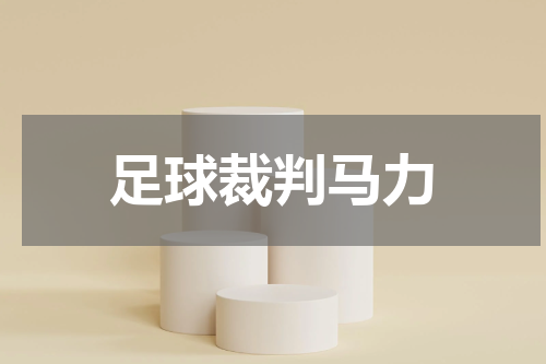 足球裁判马力