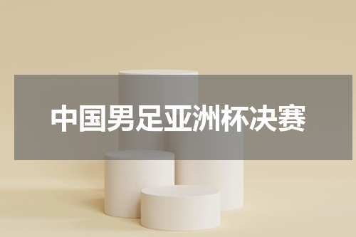 中国男足亚洲杯决赛