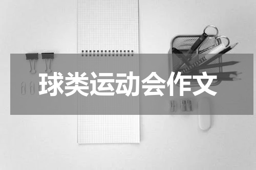 球类运动会作文