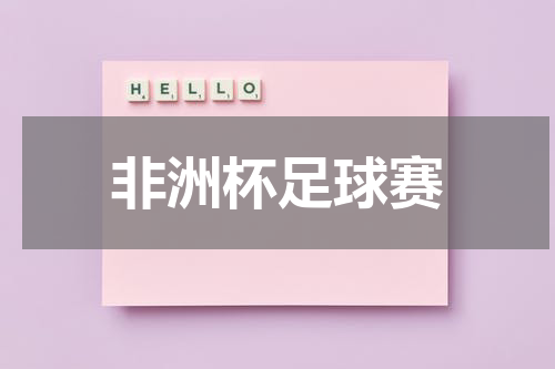 非洲杯足球赛