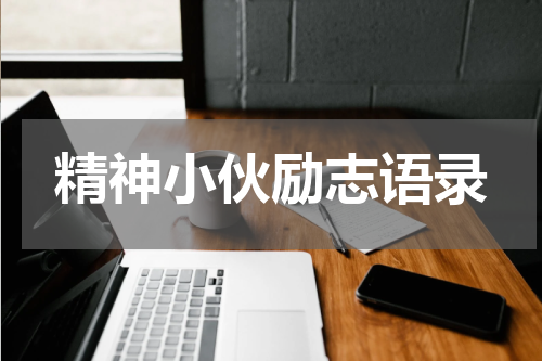 精神小伙励志语录