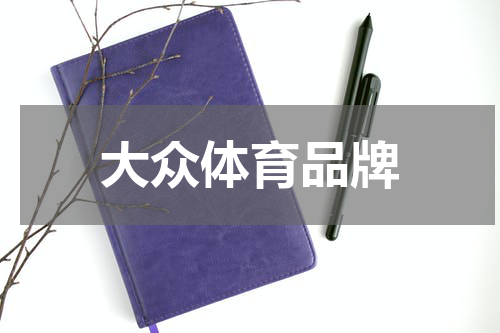 大众体育品牌