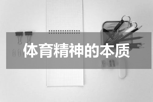 体育精神的本质