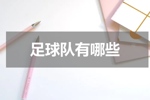足球队有哪些