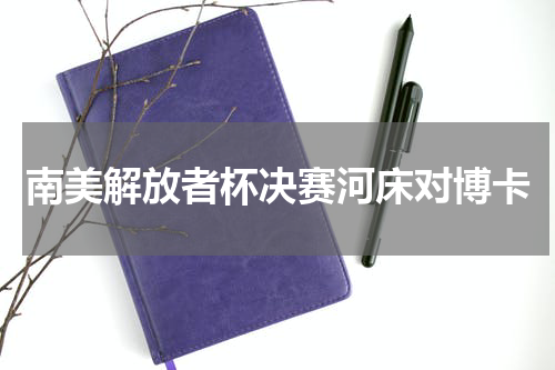 南美解放者杯决赛河床对博卡