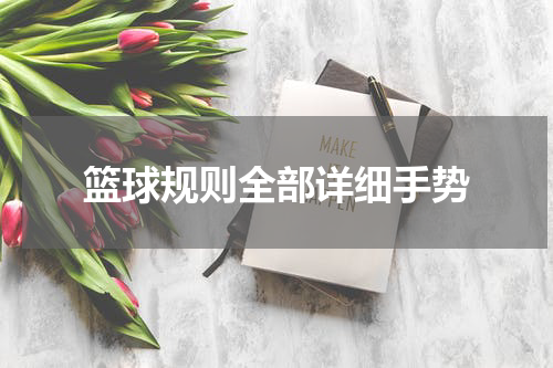 篮球规则全部详细手势