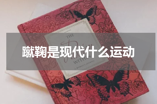 蹴鞠是现代什么运动