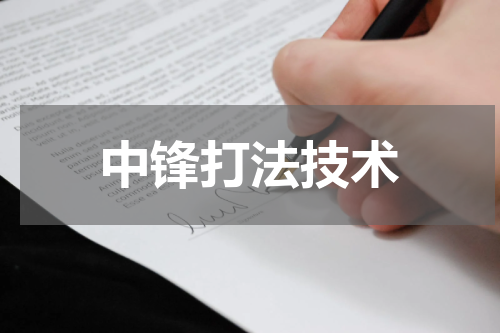 中锋打法技术