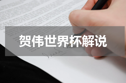 贺伟世界杯解说
