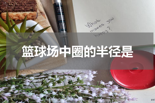 篮球场中圈的半径是