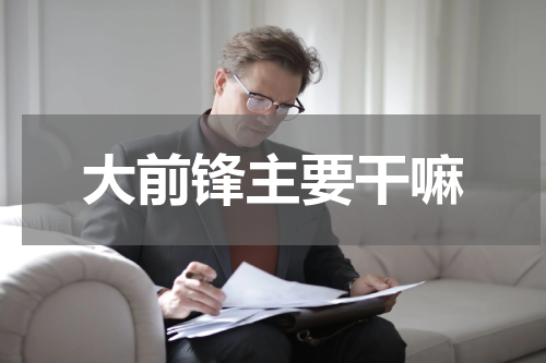 大前锋主要干嘛