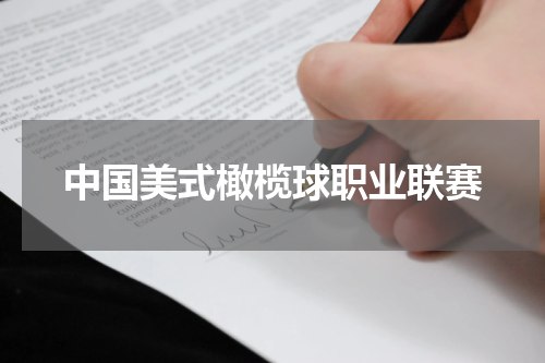 中国美式橄榄球职业联赛