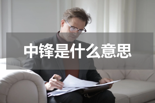 中锋是什么意思